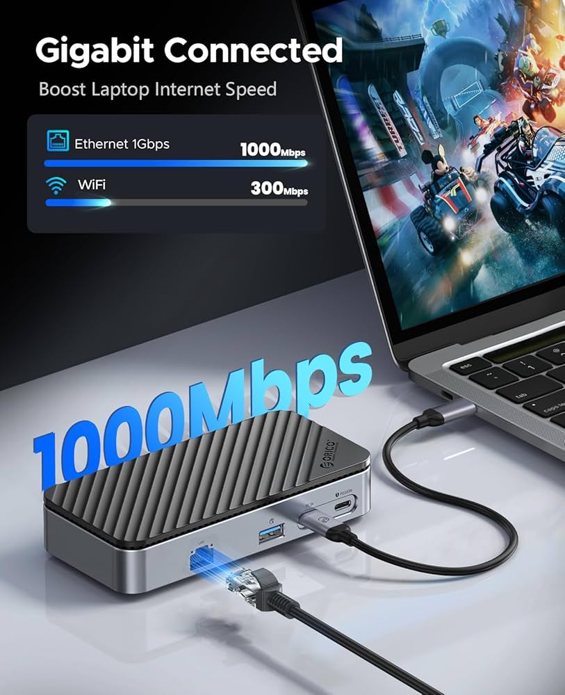 Amazon.com: ORICO 9-in-1 USB C Hub with M.2 NVMe SSD